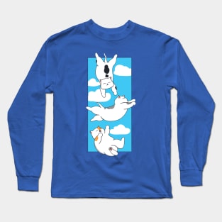 falling cat 3 Long Sleeve T-Shirt